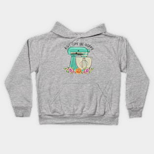 vintage kitchen baking design " bake someone happy" Kids Hoodie